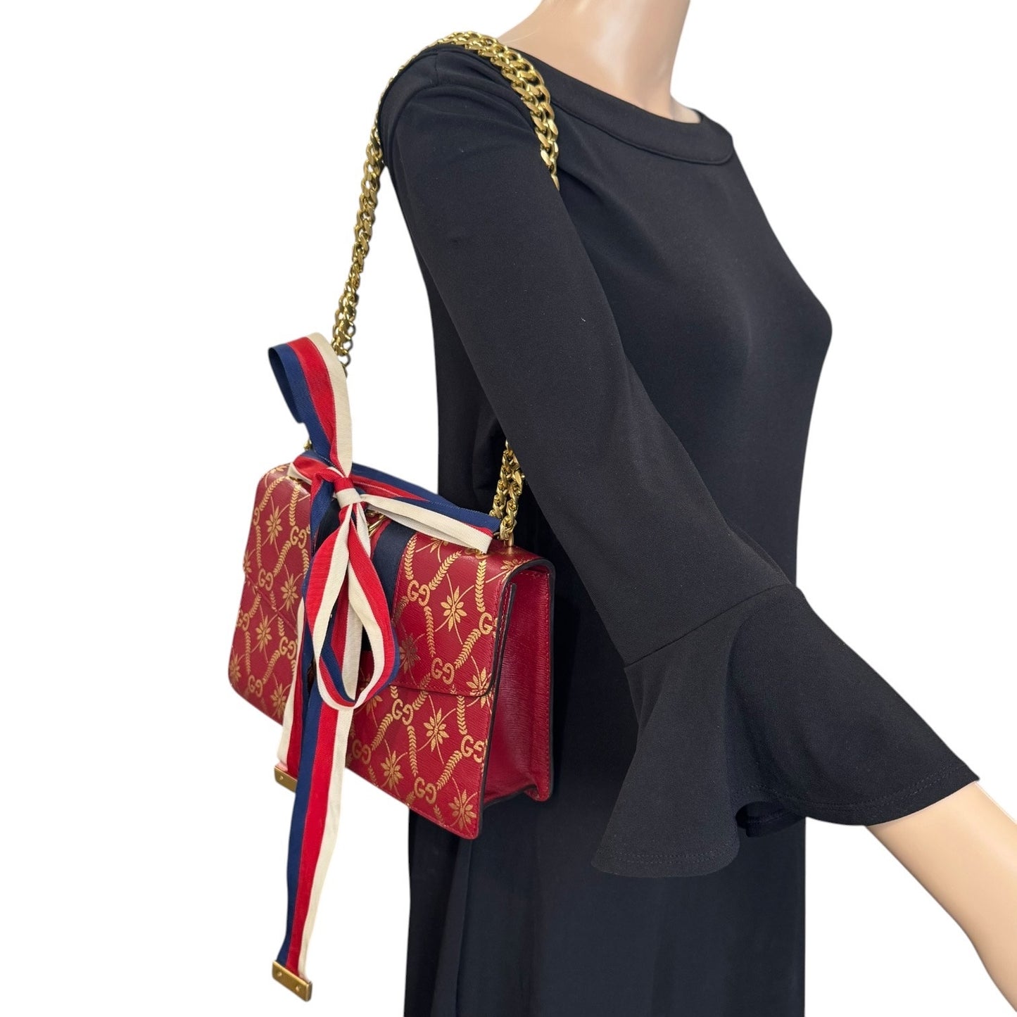 Gucci Sylvie Printed Shoulder Bag