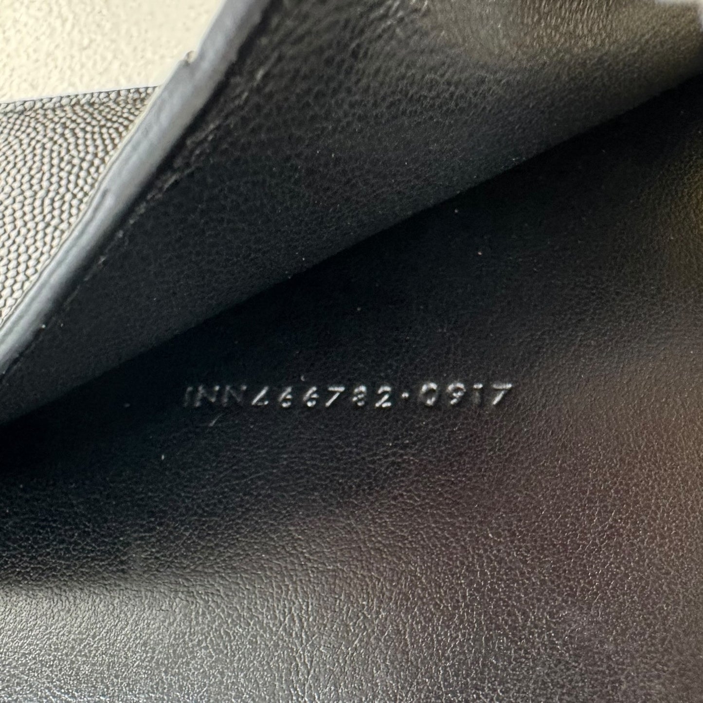 Saint Laurent Cassandre Matelassé Trifold Wallet