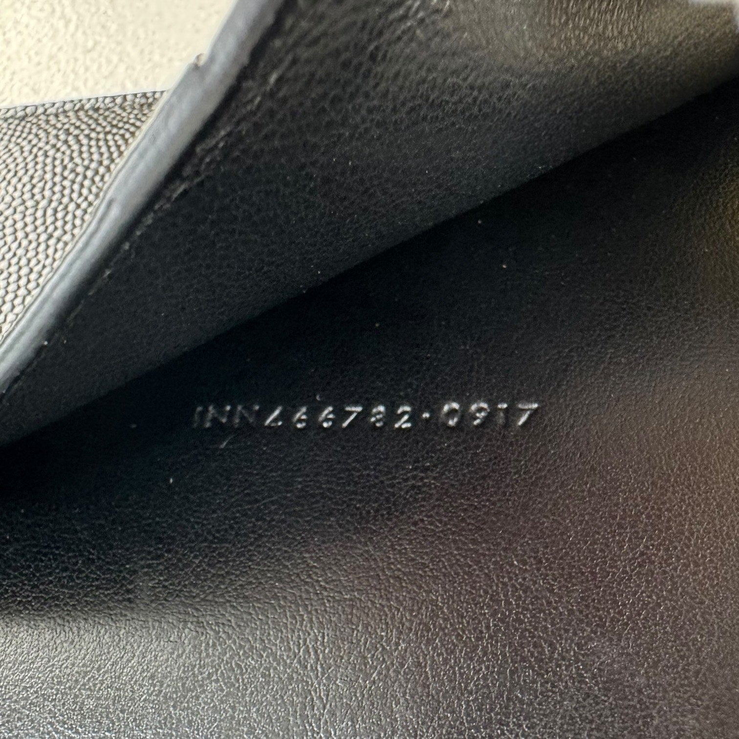 Saint Laurent Cassandre Matelassé Trifold Wallet