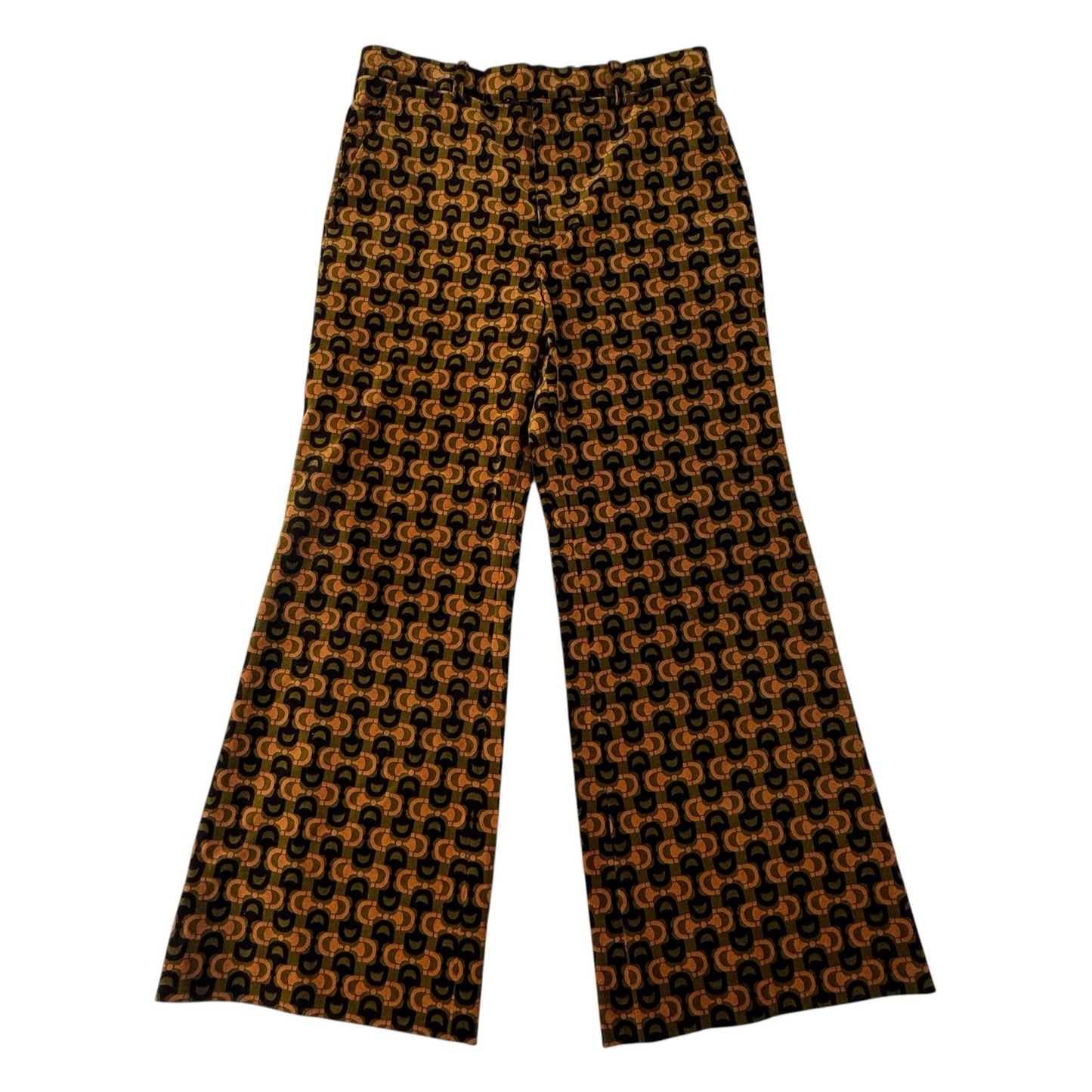 Gucci Horsebit Velvet Flared Pants