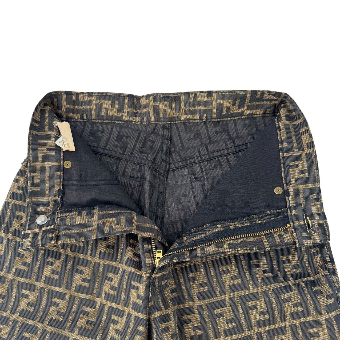 Fendi Vintage Zucca Print Pant