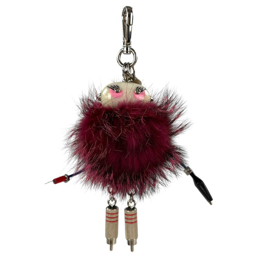 Prada Fur Robot Nancy Keychain Bag Charm