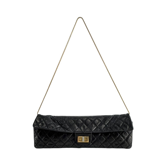 Chanel Reissue Gunmetal Matelasse East West Bag