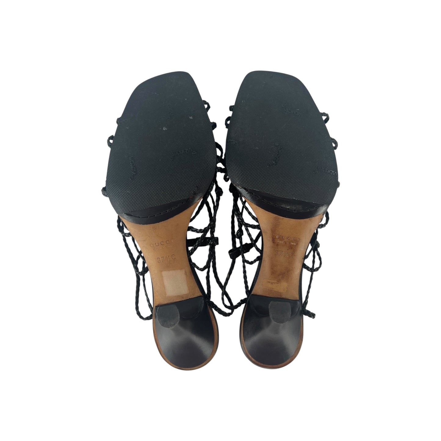 Gucci Braided Leather Heels
