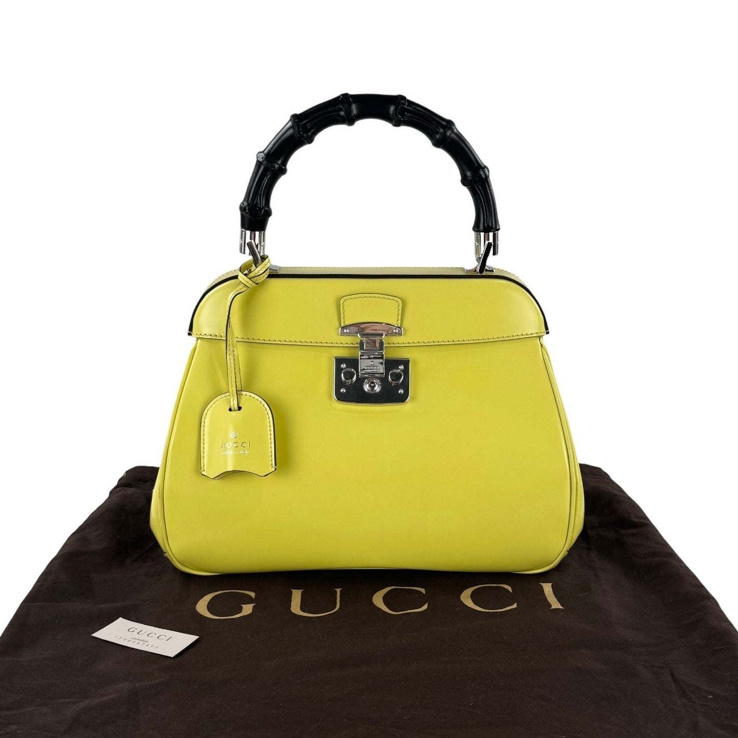 Gucci Lady Lock Bamboo Top Handle Bag