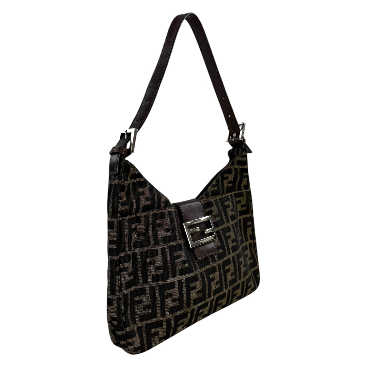 Fendi Zucca Mamma Bucket Shoulder Bag