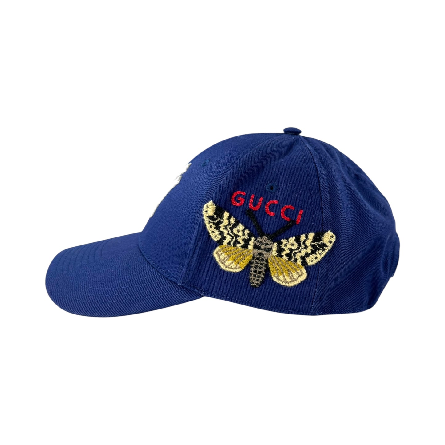 Gucci Blue Butterfly Yankees Baseball Cap