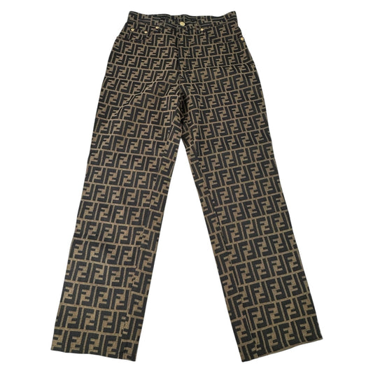 Fendi Vintage Zucca Print Pant