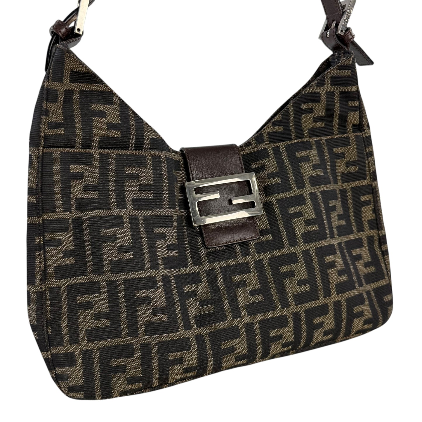 Fendi Zucca Mamma Bucket Shoulder Bag