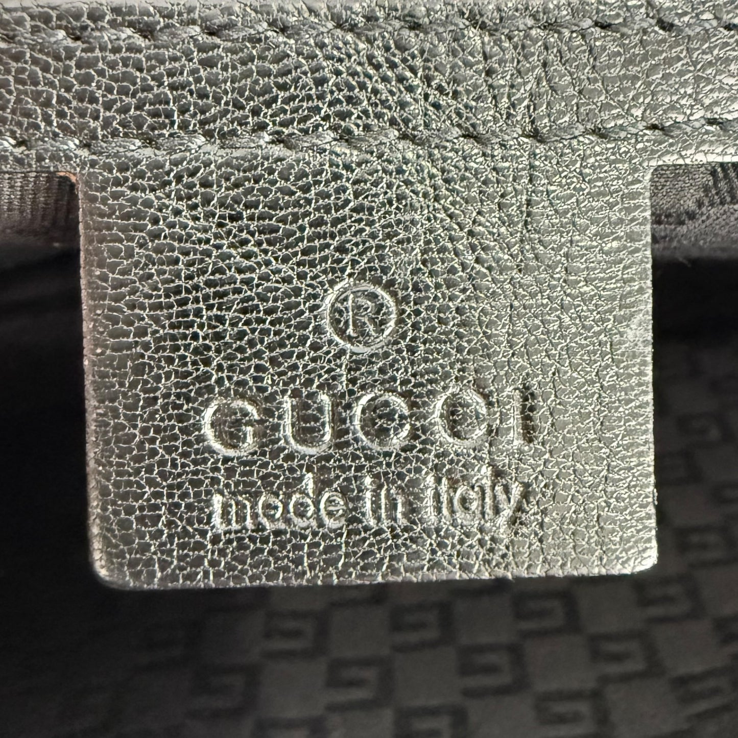 Gucci Blondie Web Flap Velvet Shoulder Bag