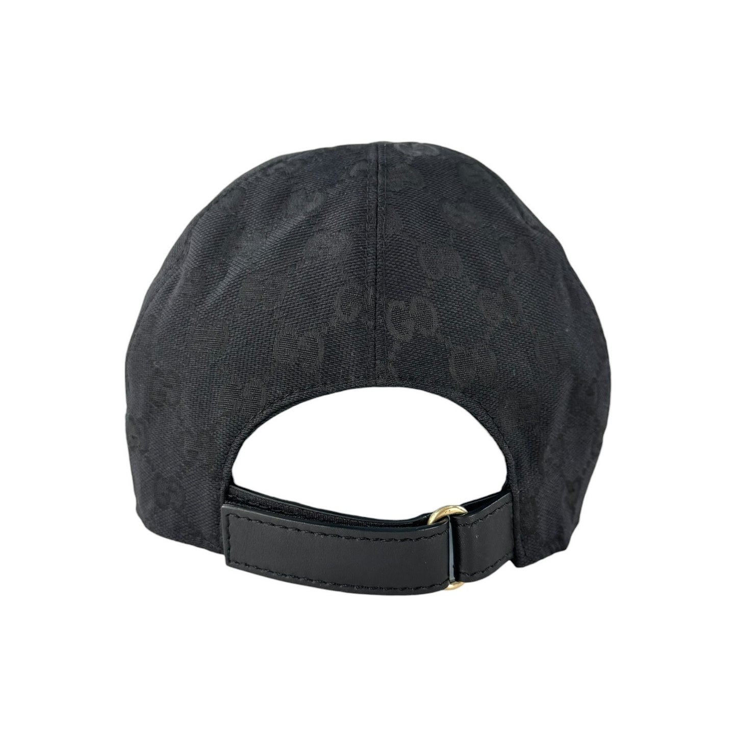 Gucci Sherry Line Black Monogram Baseball Cap