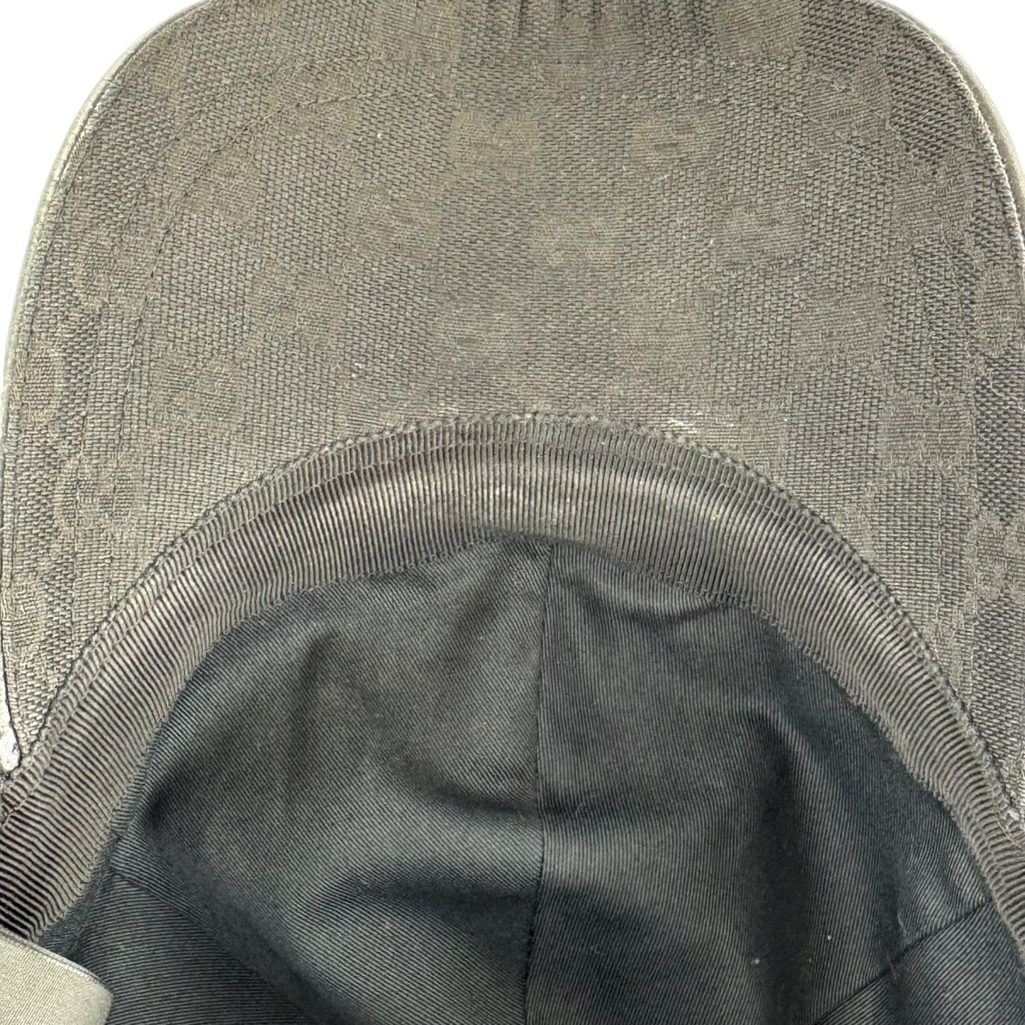 Gucci Sherry Line Black Monogram Baseball Cap
