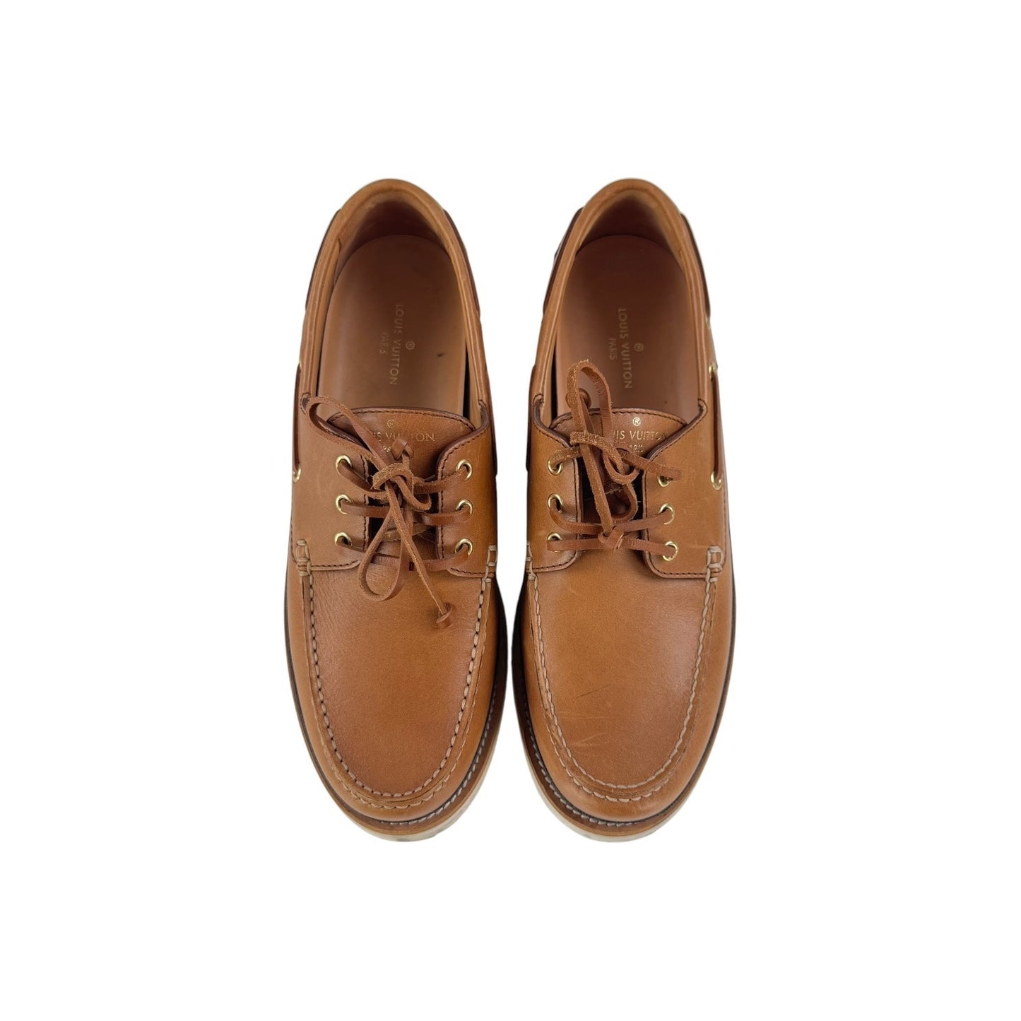 Louis Vuitton Leather Summerland Boat Shoes