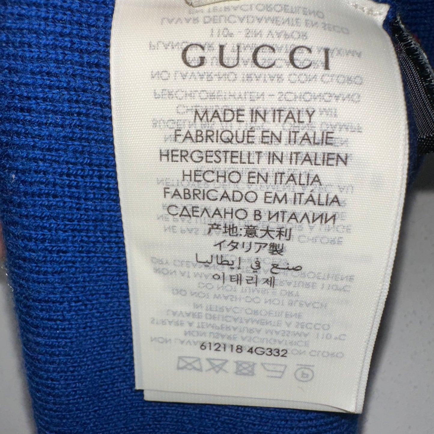 Gucci Tab Logo Beanie