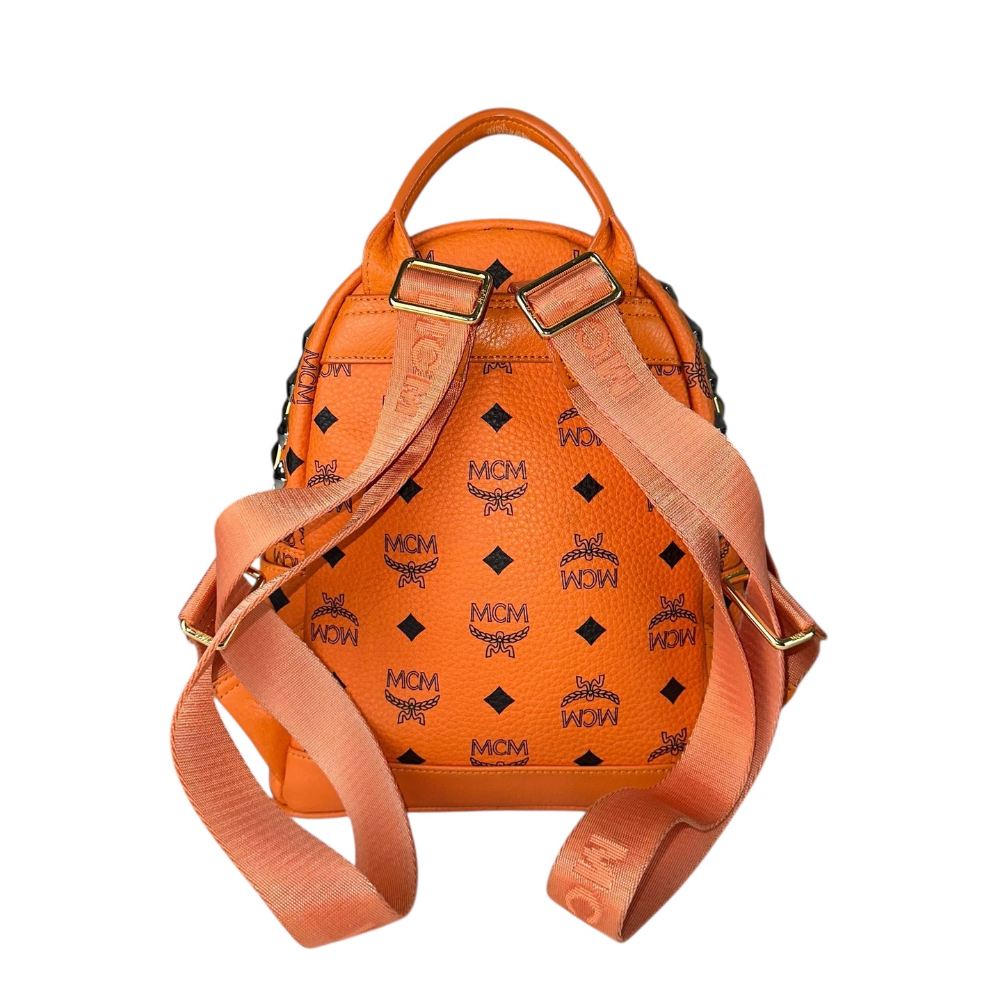 MCM Monogram Studded Backpack