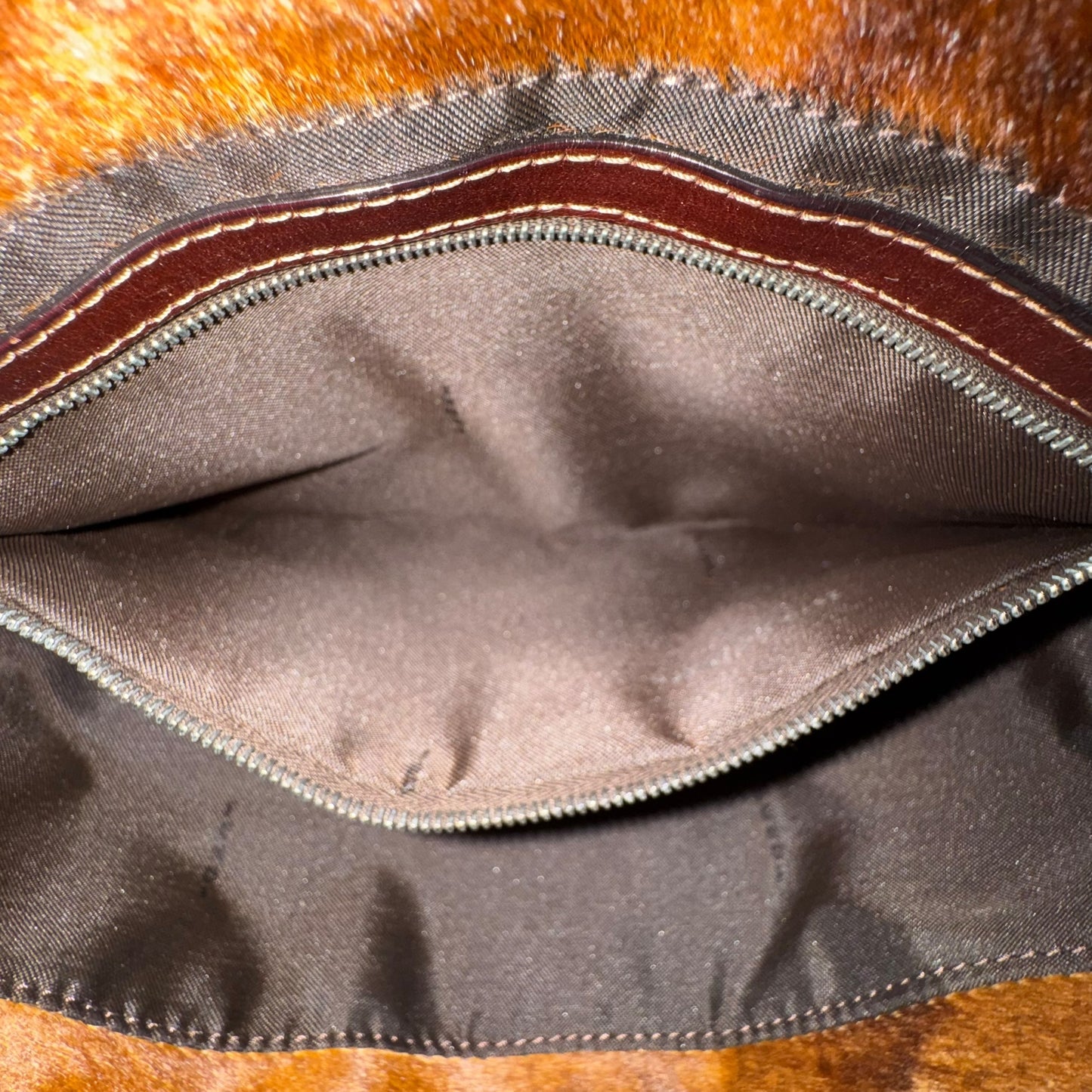 Fendi Vintage Calf Hair Shoulder Bag