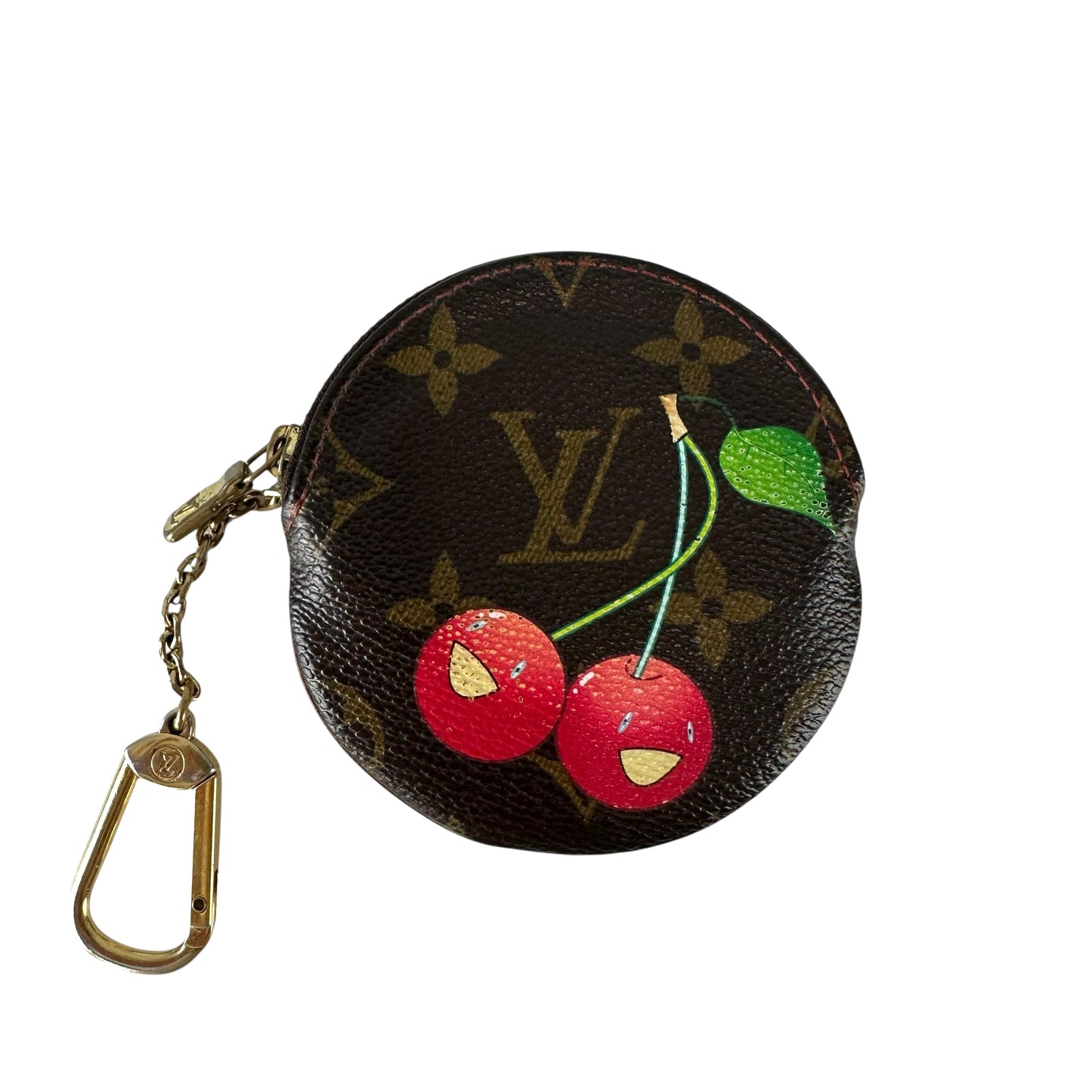 Louis Vuitton Cherry Monogram Round Coin Pouch