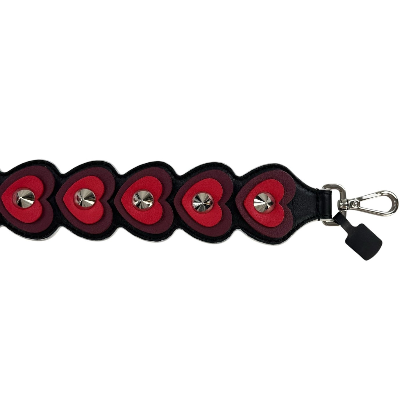 Fendi Studded Heart Strap You Bag Strap