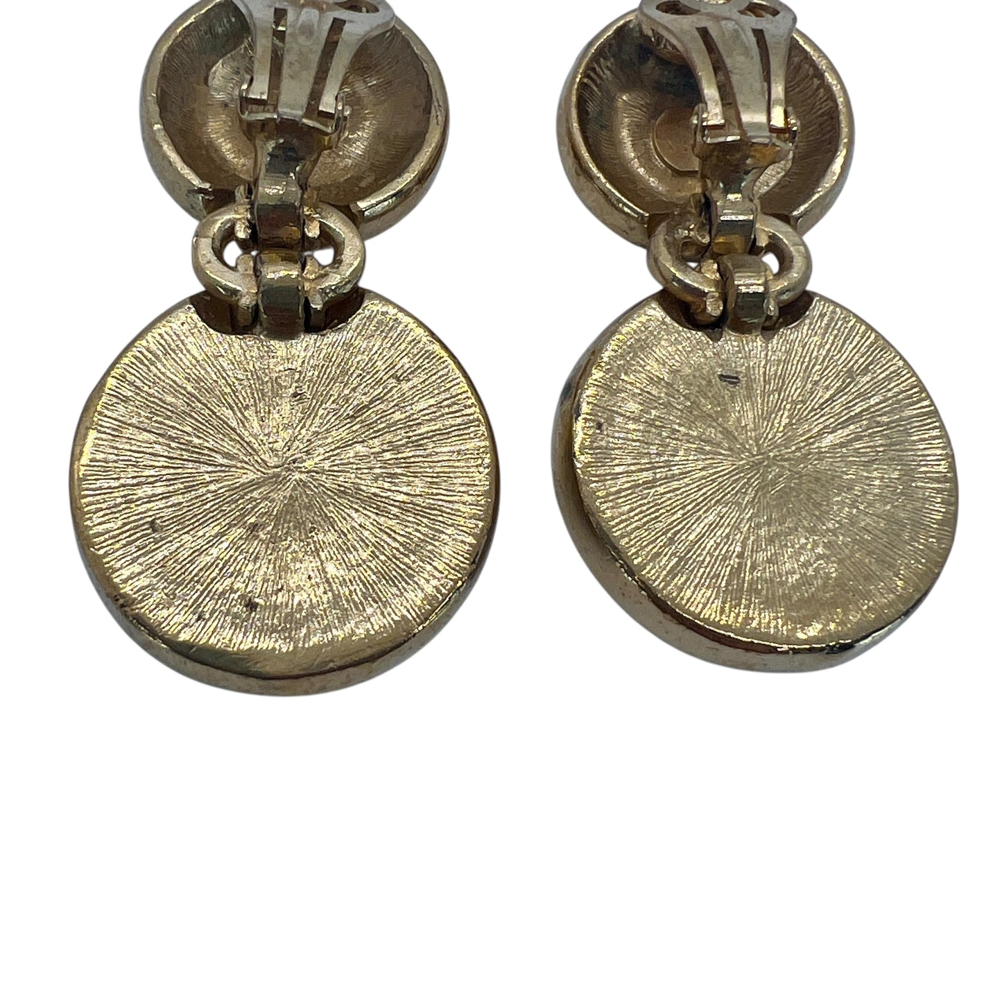 Versace Vintage Medusa Rhinestone Earrings