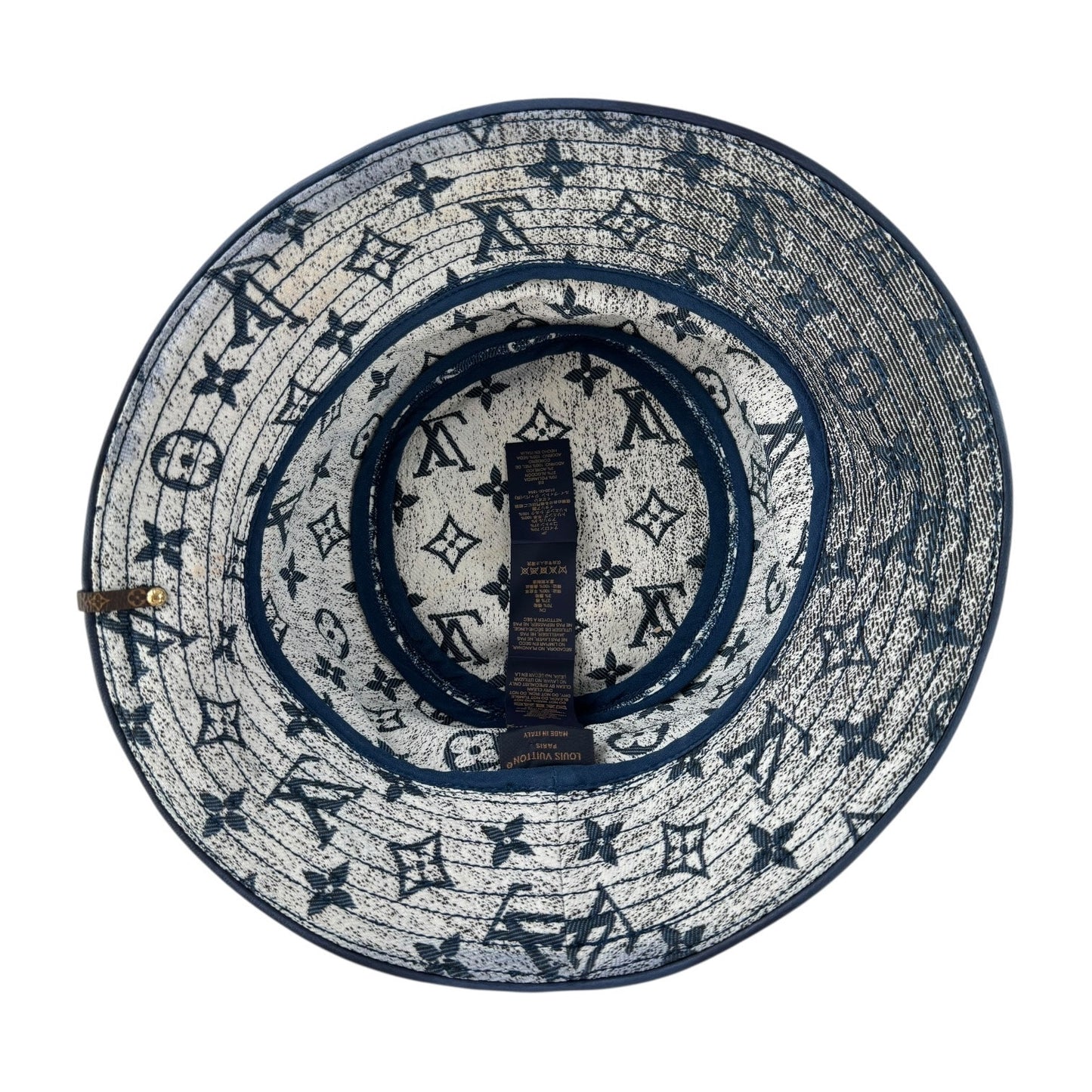 Louis Vuitton Monogram Washed Out Denim Bucket Hat