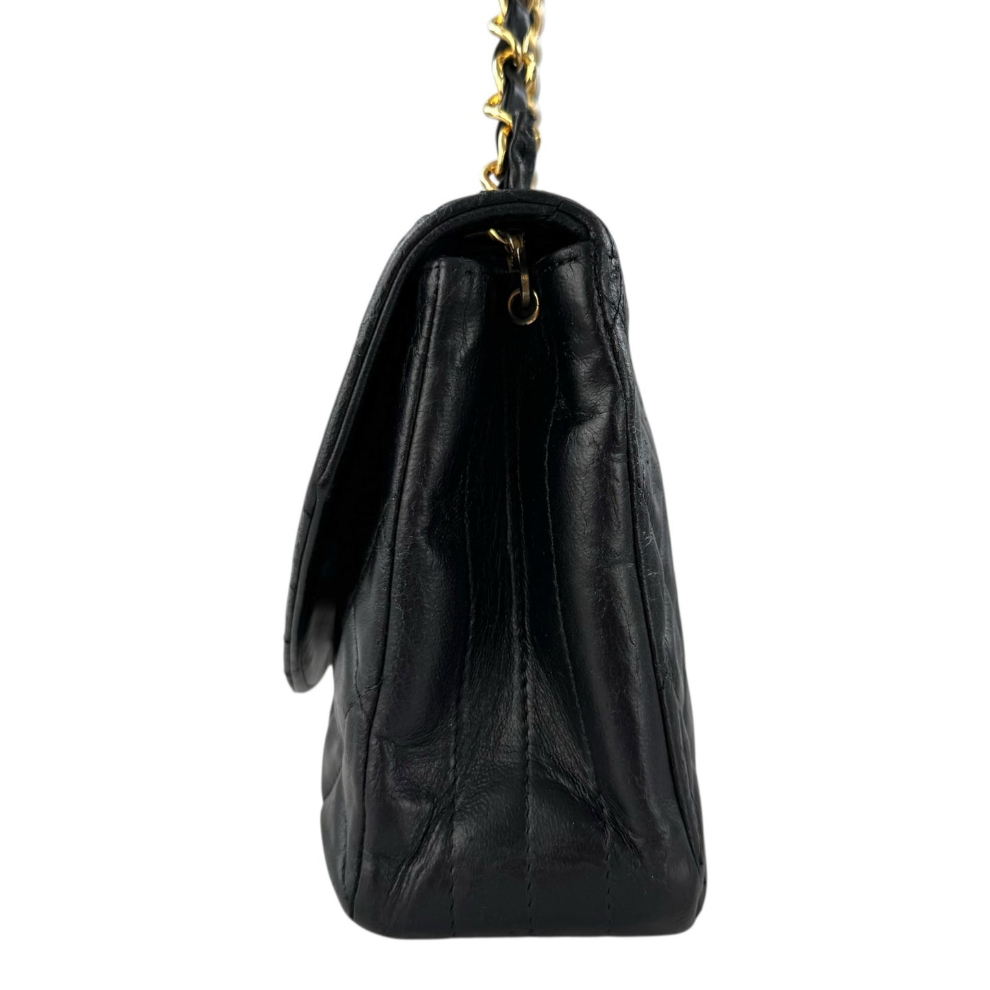 Chanel Vintage Round Flap Matelasse Shoulder Bag