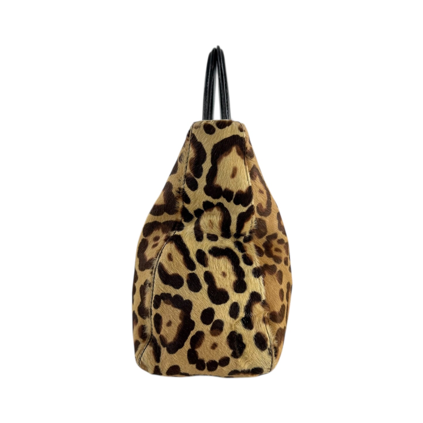 Fendi Vintage Leopard Print Handbag