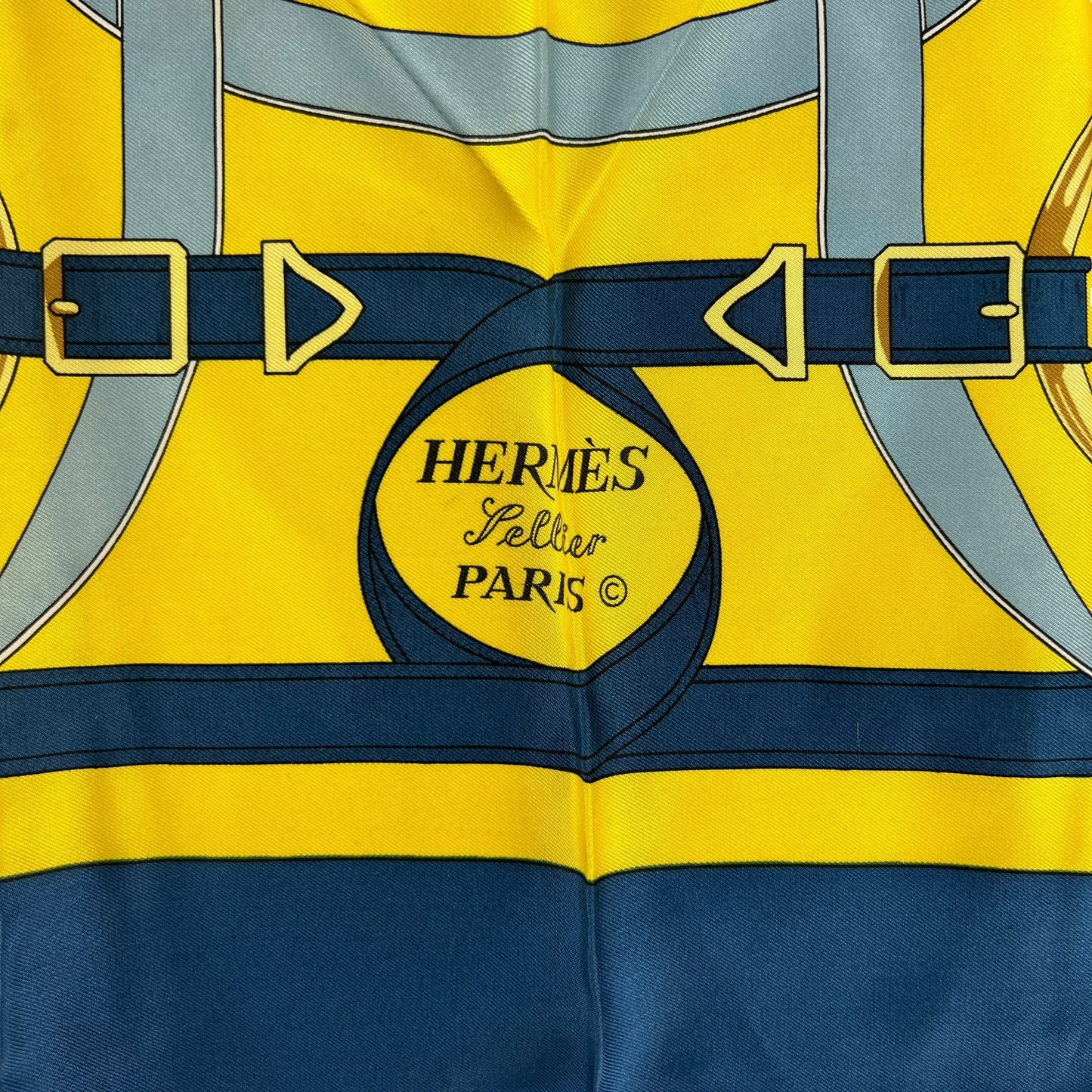 Hermes Eperon d’ Or Silk Scarf