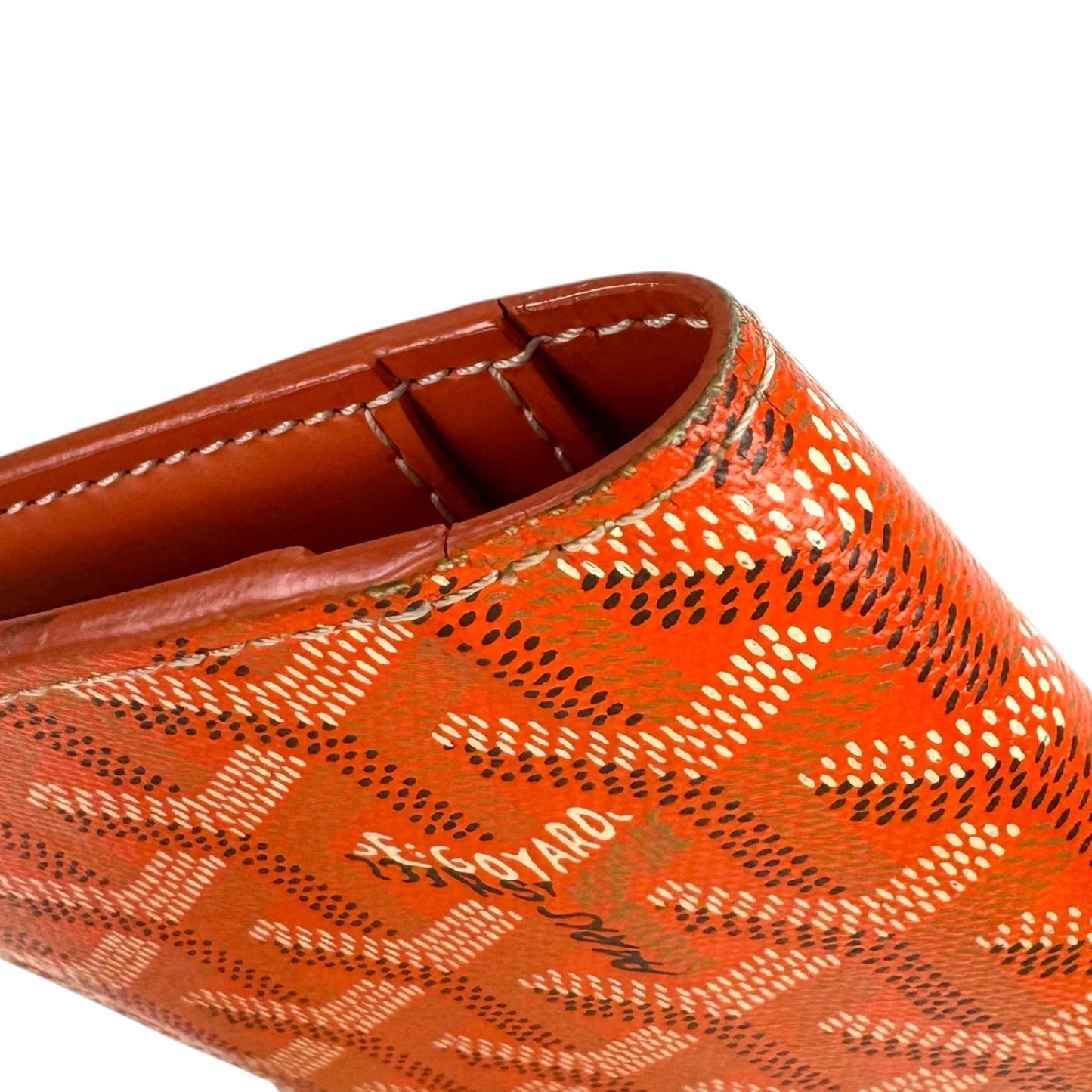 Goyard Saint-Roch Orange Bifold Wallet