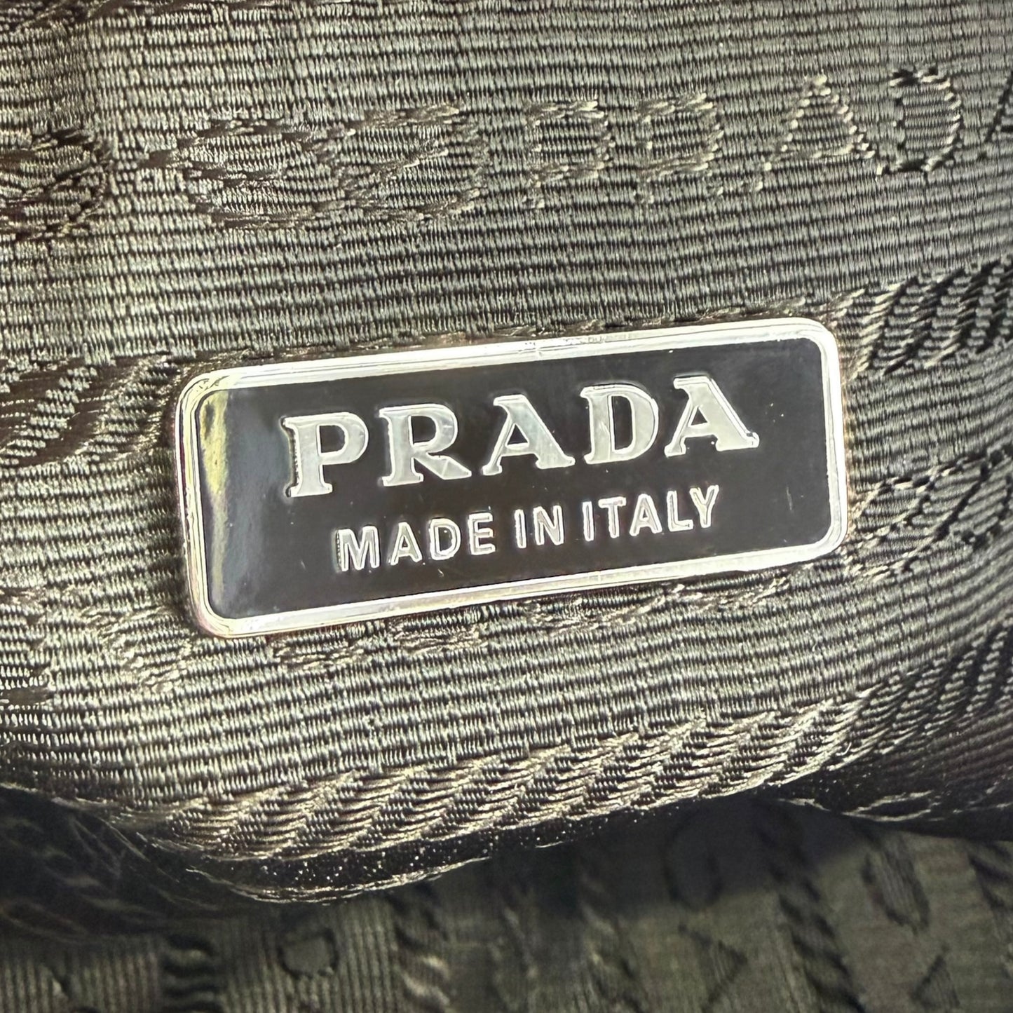 Prada Multicolor Knit Shoulder Bag