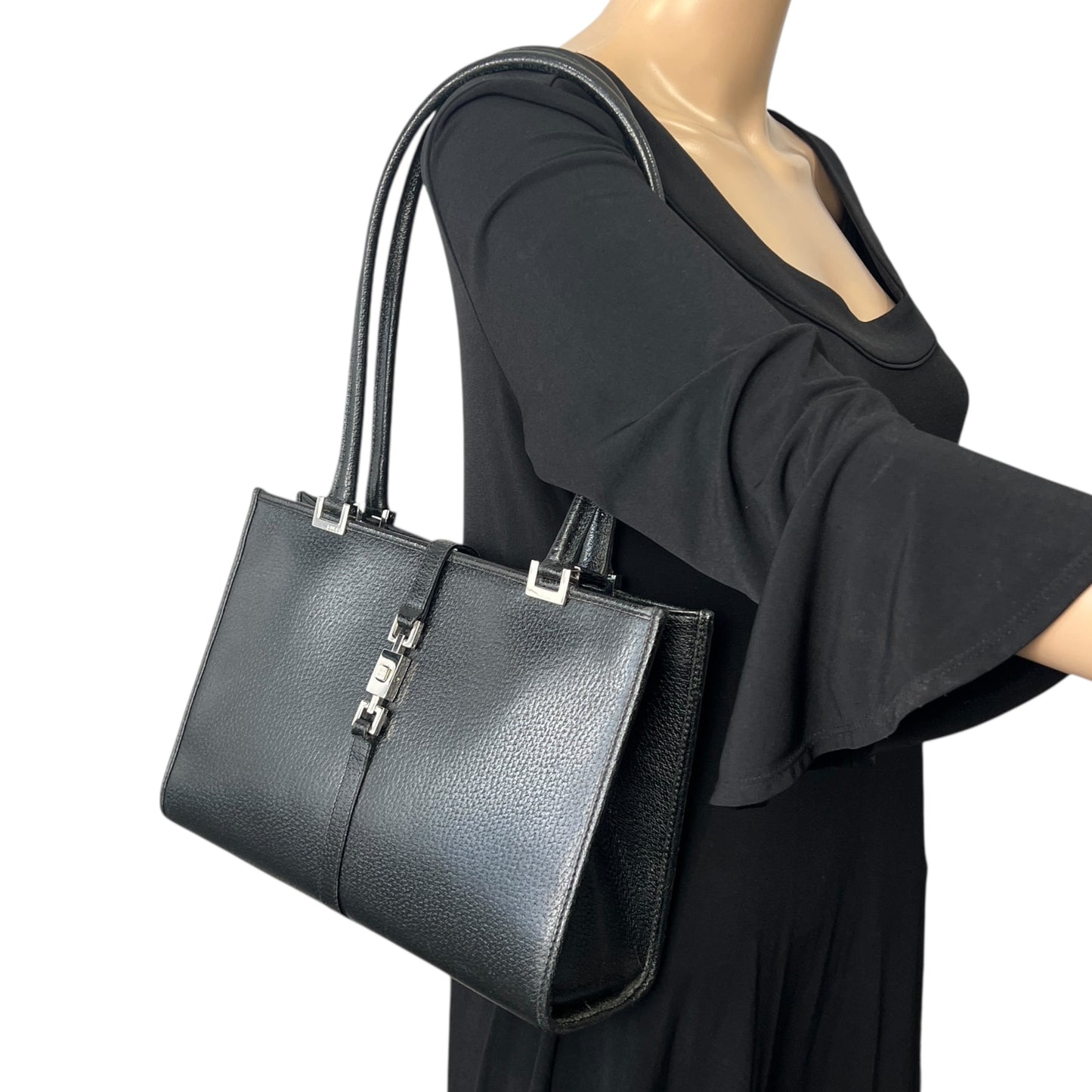 Gucci Vintage Leather Shoulder Bag