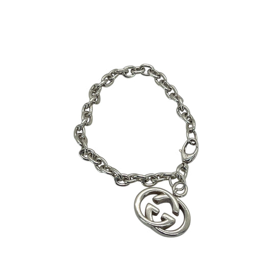 Gucci GG Sterling Silver Charm Bracelet
