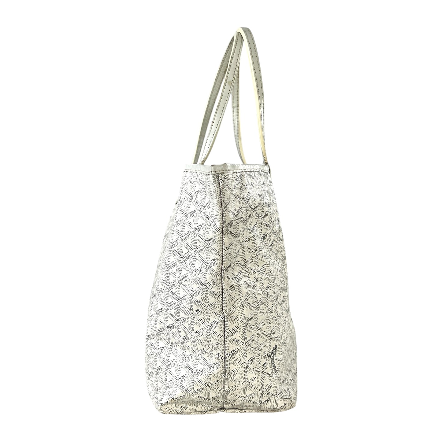 Goyard White Saint Louis Tote Bag