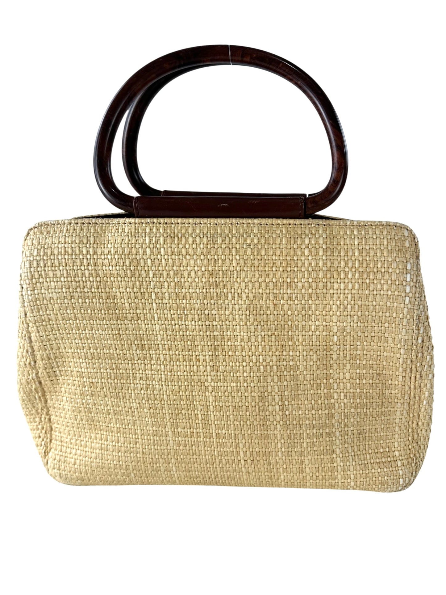 Chanel Straw Raffia Handbag
