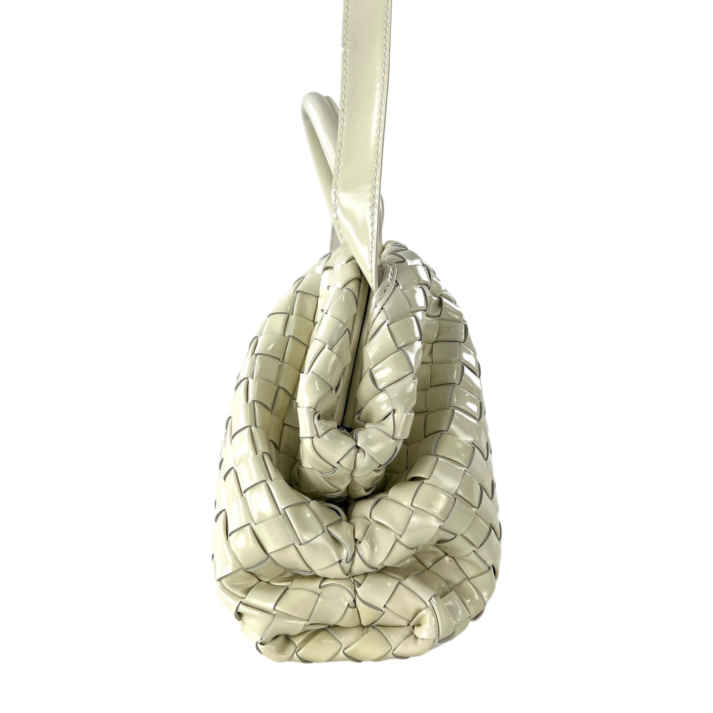 Bottega Veneta Intrecciato Patent Leather Two-Way Bag