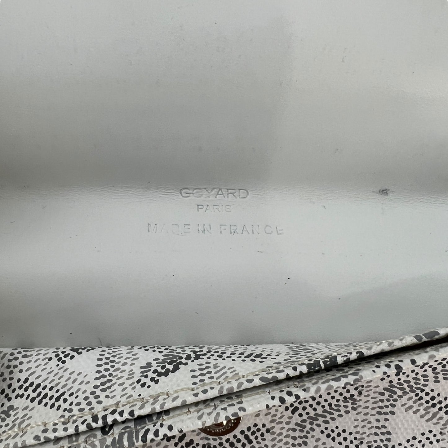 Goyard White Saint Louis Tote Bag