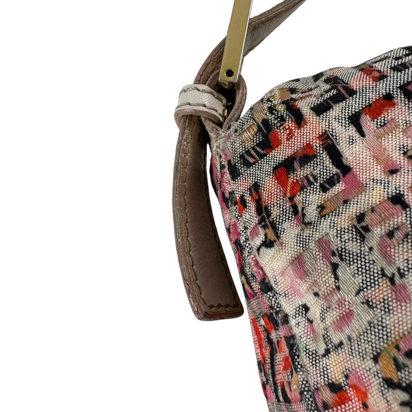 Fendi Vintage Zucchino Floral Mama Baguette Bag