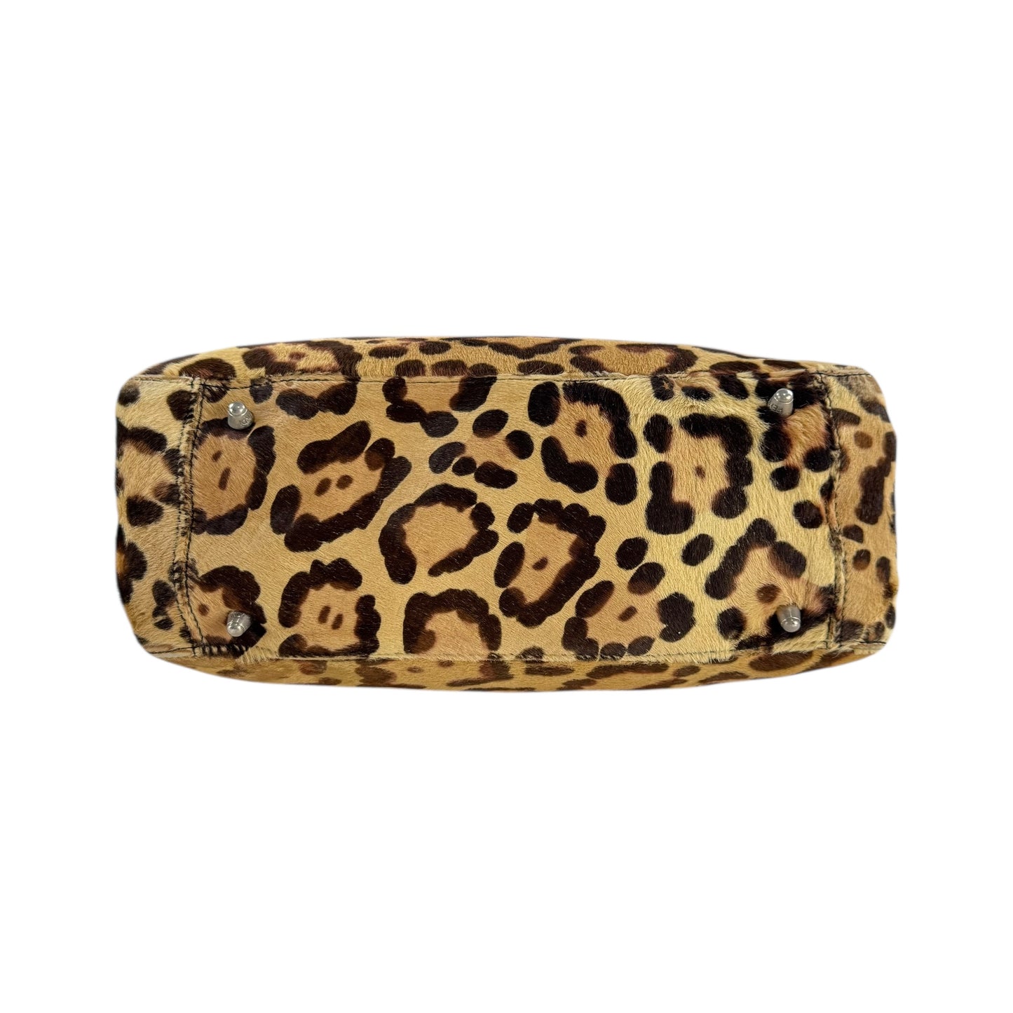 Fendi Vintage Leopard Print Handbag