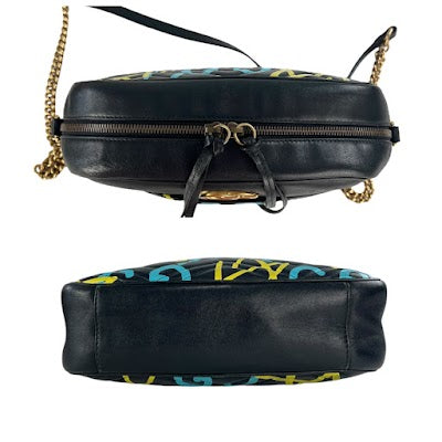 Gucci Marmont Ghost Leather Crossbody Bag