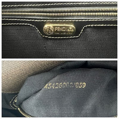 Fendi Vintage Coated Canvas Tote Bag