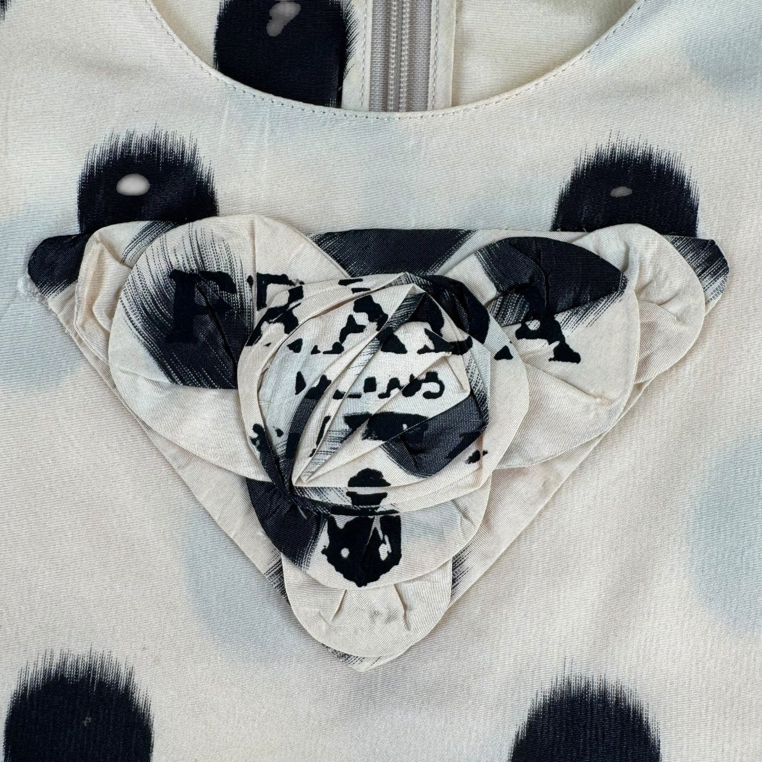 Prada Polka Dot Silk Tank Top