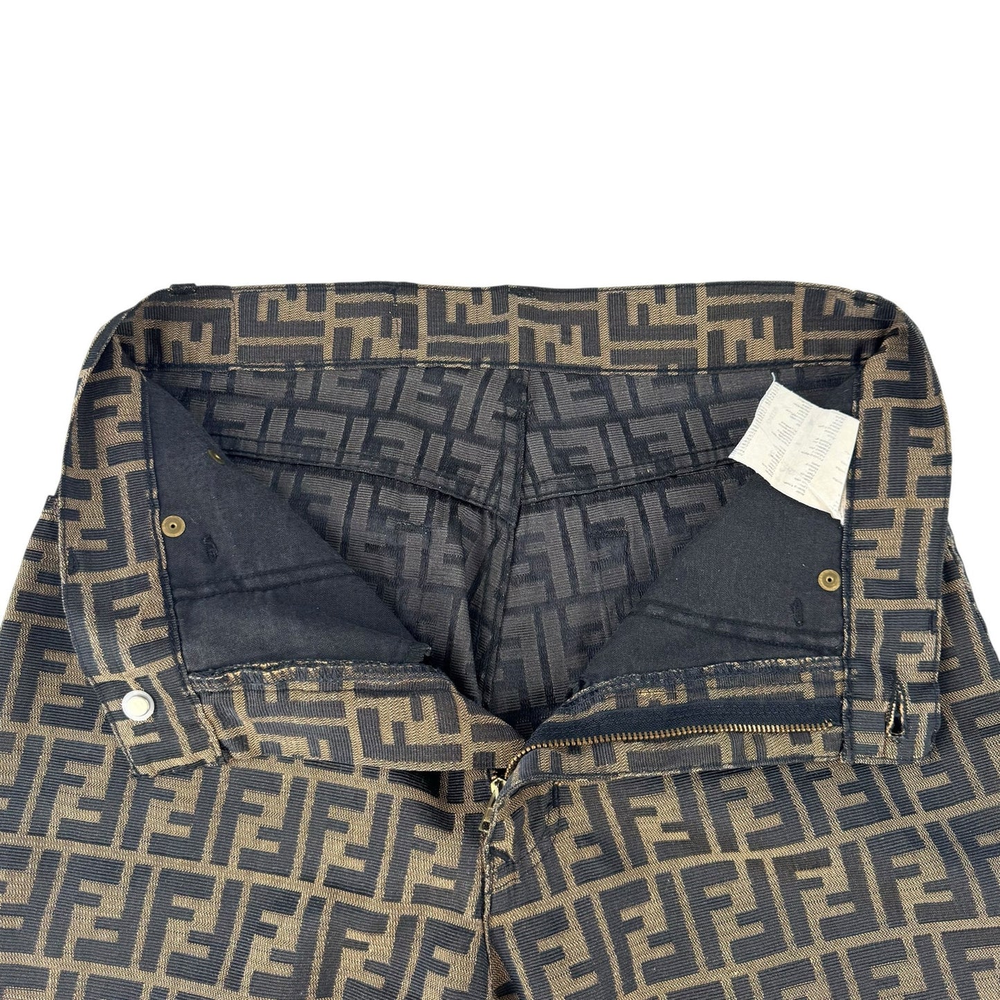 Fendi Vintage Zucca Print Pant