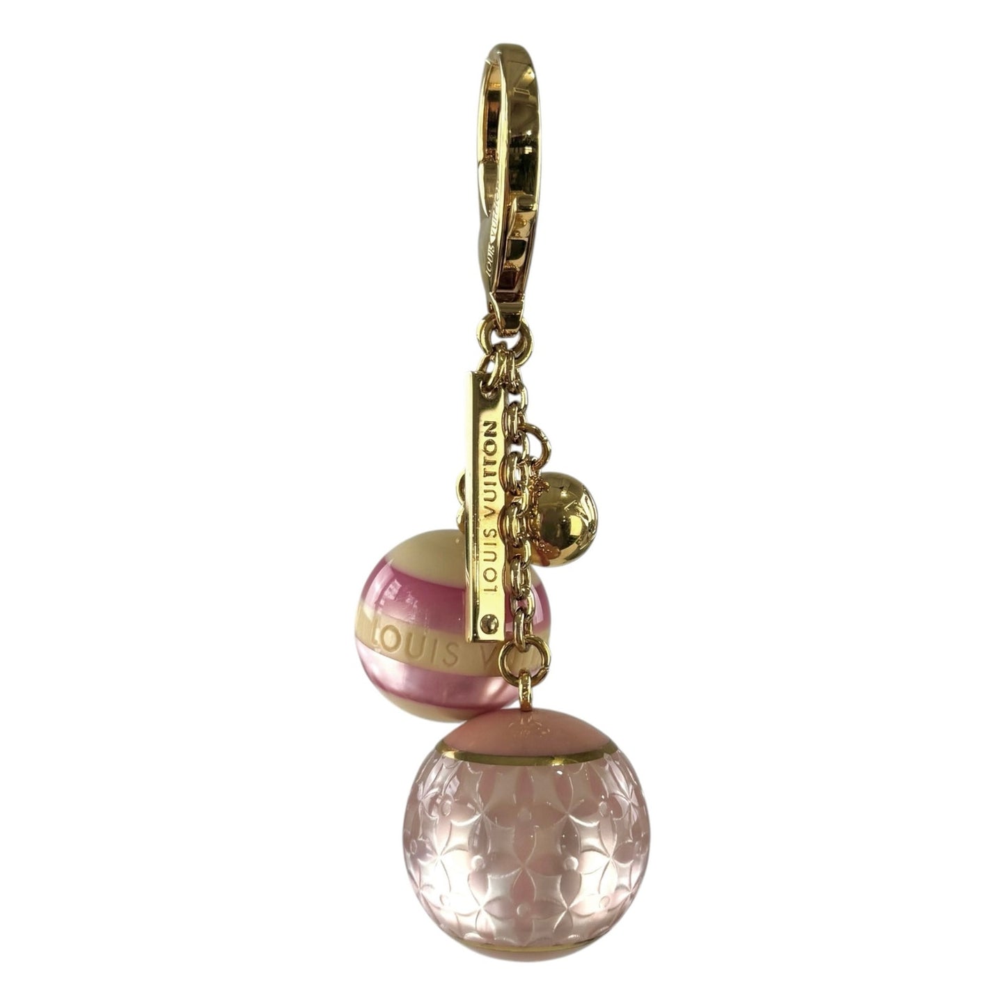 Louis Vuitton Pink Resin Bag Charm