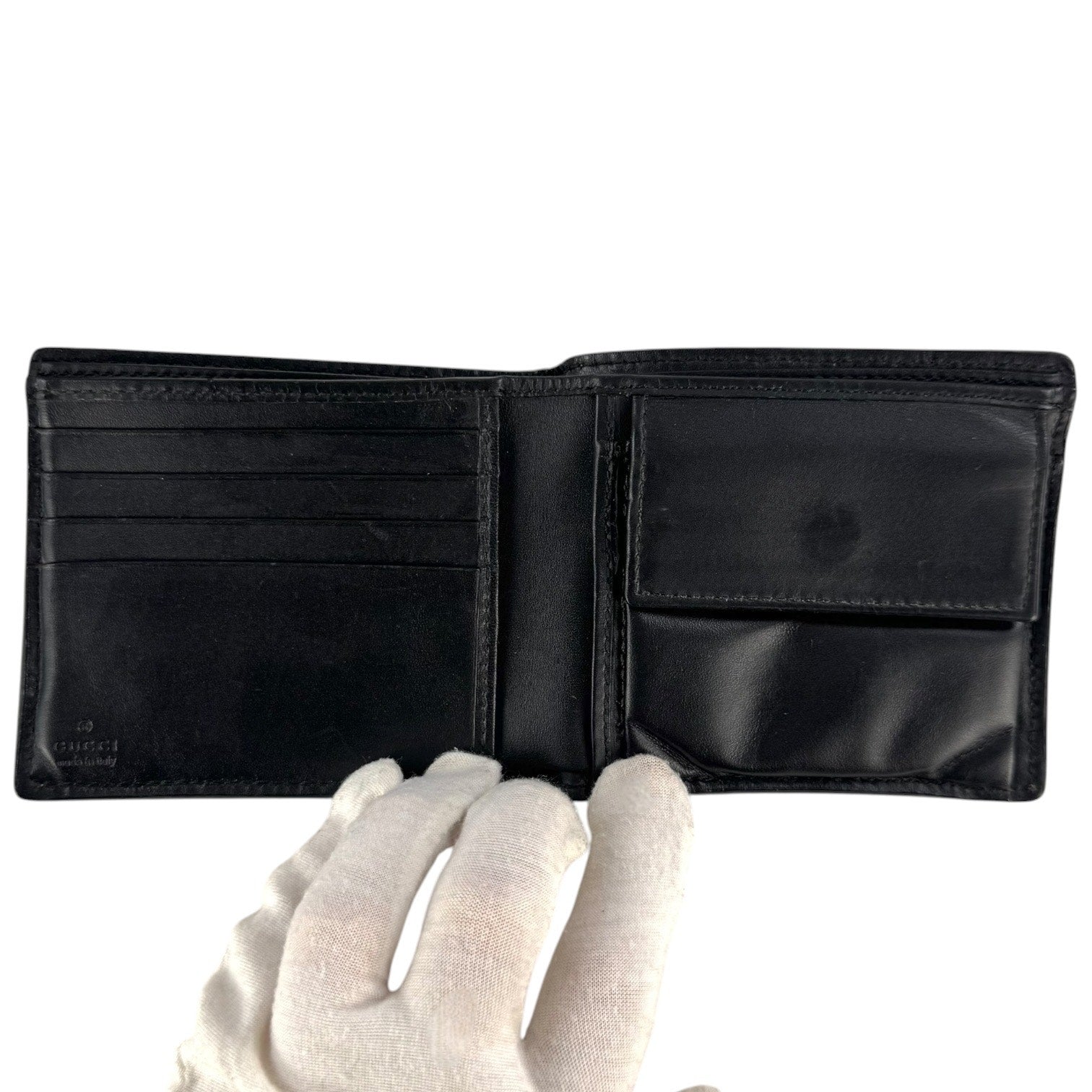 Gucci Monogram King Snake Bifold Wallet