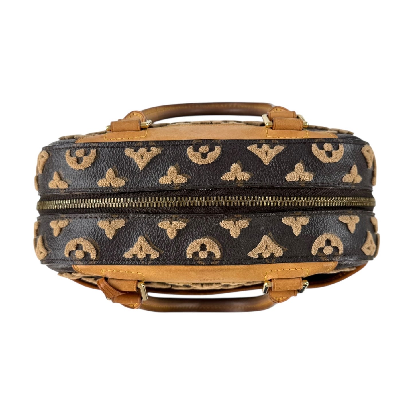 Louis Vuitton Limited Edition Monogram Tuffetage Deauville Cube Handbag