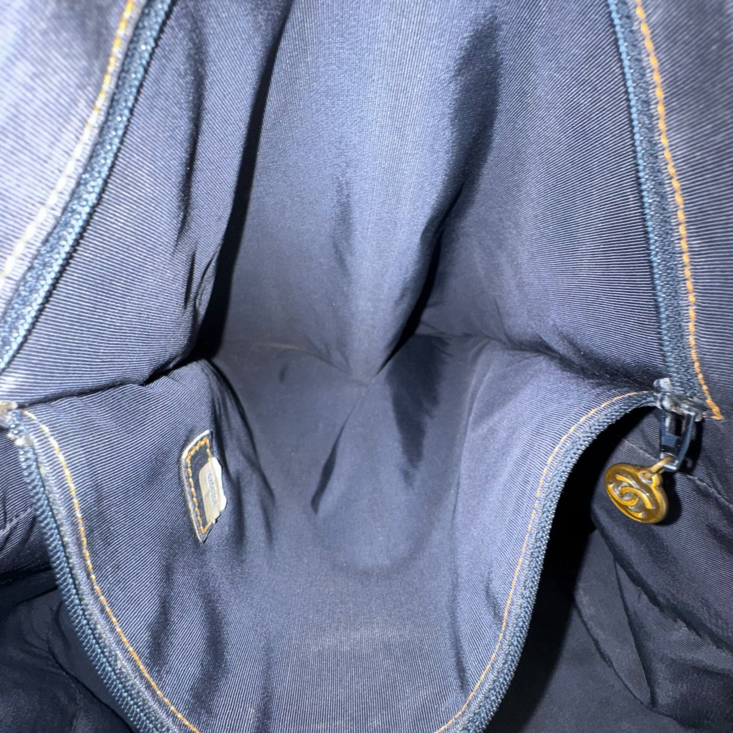 Chanel Vintage Denim Tote Bag