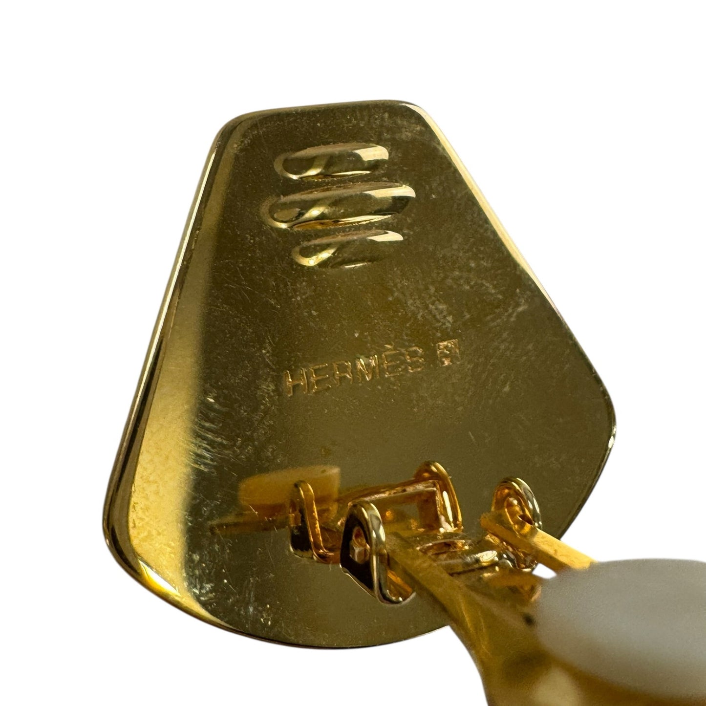 Hermes Vintage Enamel Earrings