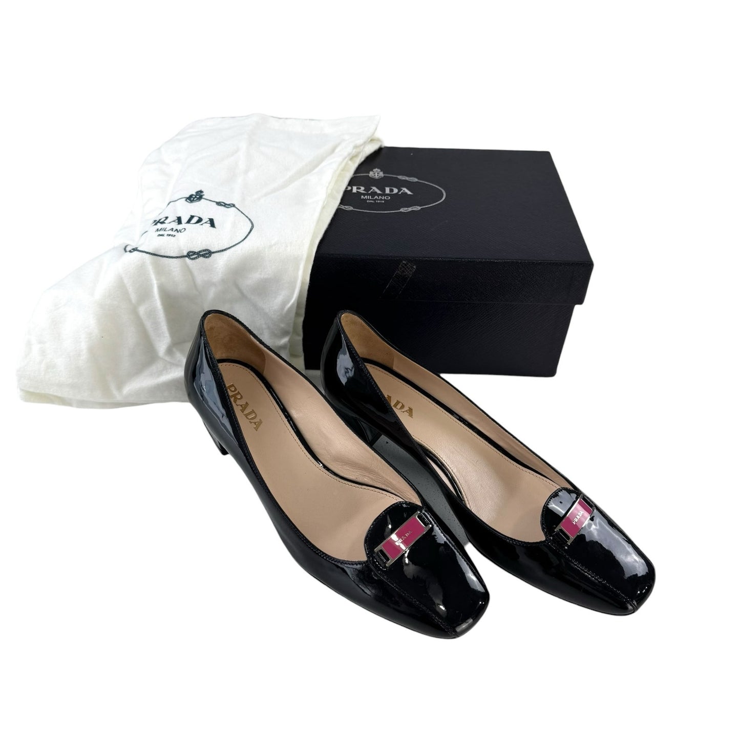 Prada Patent Leather Kitten Heels