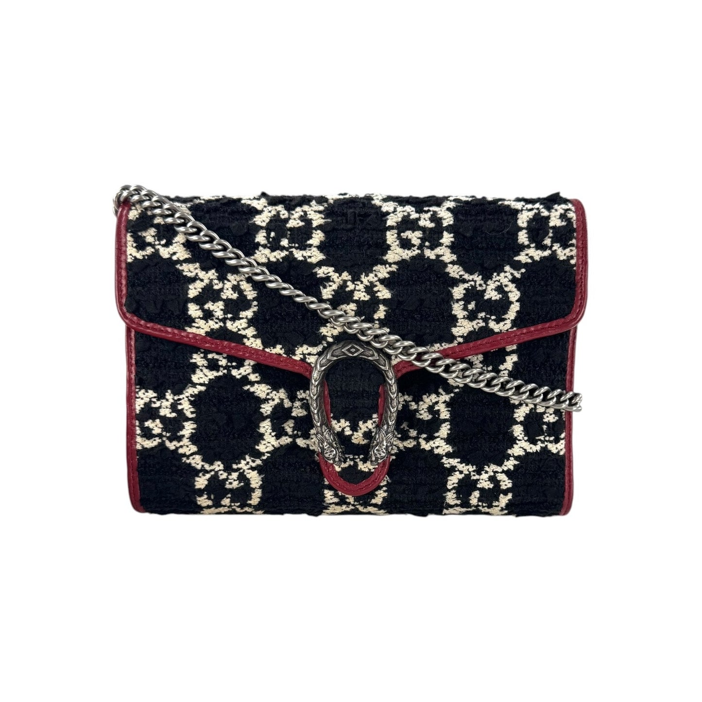Gucci Dionysus Tweed Wallet-On-Chain Bag