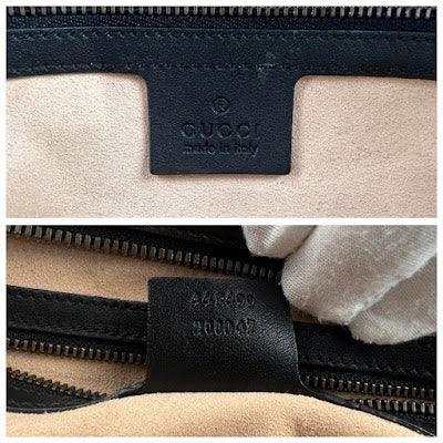 Gucci Marmont Ghost Leather Crossbody Bag