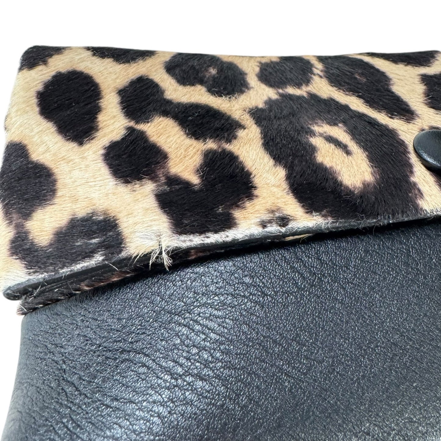 Celine All Soft Leopard Print Calf Hair Shoulder Bag